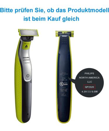 4.3V Shaver Charger for Philips One Blade - QP2520 Power Supply & Charging Cable - Buy Online on GoSupps.com