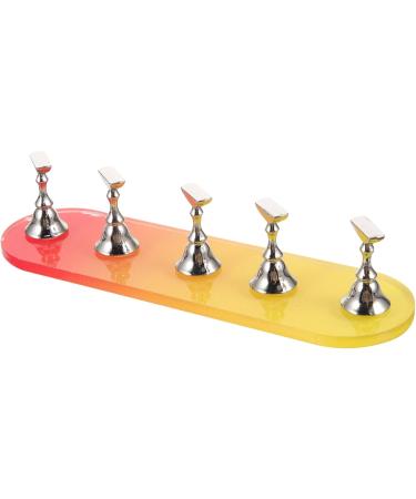 minkissy 2 Sets Nail Practice Holder Nail Art Decoration Nail Decorations for Nail Art Beauty Nail Holders Nail Racks for Nail Painting Nail Stand Accessories Plastic Fixture - Buy Online on GoSupps.com