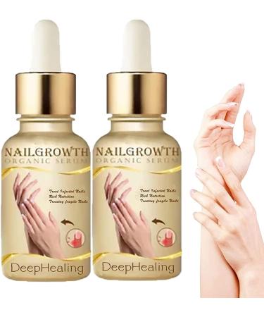 NailGrowth DeepHealing Organic Serum NailGrowth Serum Reconstrux Nail Growth Nailgro Intense 7 Days Nail Growth And Strengthening Serum Suitable for Damaged & Discolored Nails (2pcs)