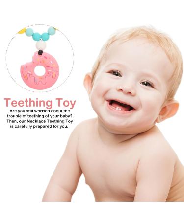 Healvian Beaded Sensory Chew Necklace & Teether for Toddlers - Silicone Teething Toy for Infant Boys & Girls - Buy Online on GoSupps.com