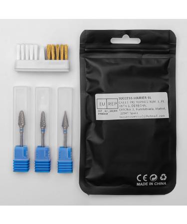 CGBE Nail Miller Attachments - Tungsten Alloy Grinding Heads for Gel & Acrylic Nails | Professional Milling Cutter Bits for Manicure & Pedicure - Buy Online on GoSupps.com