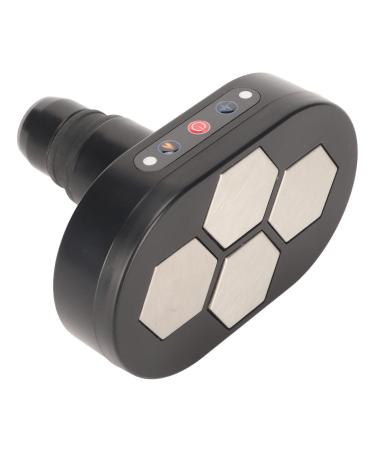 Fascia massage head 18 mm caliber fascia massage head 3 heating gears reduces fatigue replacement muscle massage head oval