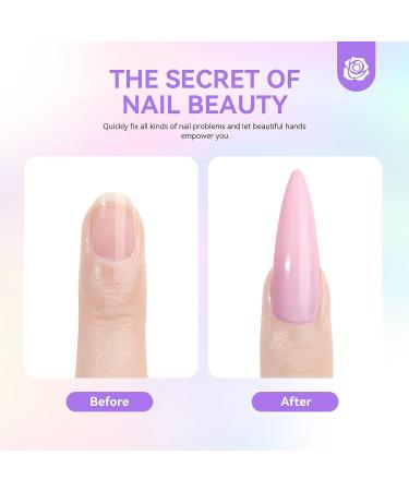 Saviland Acrylic Nail Kit - Professional Long-Lasting Clear/Nude/Pink Acrylic Powder and Liquid Set with Brush and Cuticle Oil - Beginner-Friendly DIY Nail Art - Buy Online on GoSupps.com