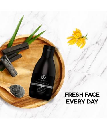 The Man Company Activated Charcoal Face Wash for Men - 100ml | Ylang Ylang & Argan Oils | Deep Cleansing Anti-Pollution Oil Control Blackheads Removal - Shop Internationally - Buy Online on GoSupps.com