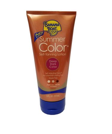 Banana Boat Self-Tanning Lotion Deep Dark Summer Color for All Skin Tones 6 Ounces - Pack of 3 - Buy Online on GoSupps.com