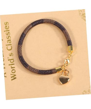 COLLBATH Bracelet Stripes Beach Bracelets Leather Bracelet Lady Bracelet Bangles Bracelets Bracelet Loving Heart Bangle Bracelets for Women Gift Bracelet Jewelry - Buy Online on GoSupps.com