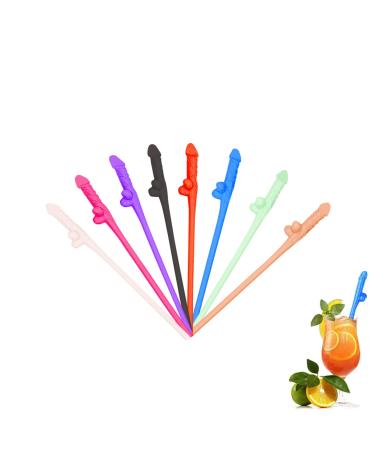 2022 Disposable Straws Rose Gold Bridal Shower Decorations Party Drink Straws Naughty Girl Straws Reusable Straws Pop The Bubbly She is Getting a Hubby Glittering Backdrop (36Pcs)