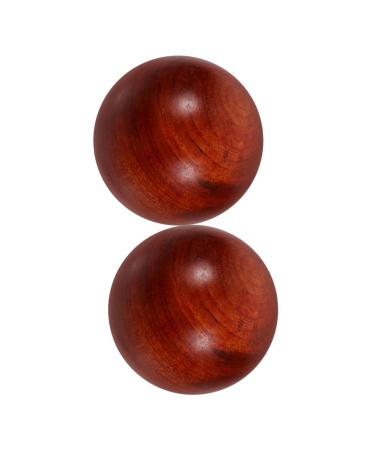 Gatuida toys 4 pieces of hand bales Massage roller balls baoding fitness ball baoding balls muscle massage acupuncture massage ball Healthy balls handy wooden massager