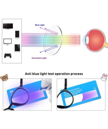 Kids Blue Light Blocking Glasses for Boys Girls Lightweight TR Computer Gaming Eyeglasses Frames Anti Eyestrain Dark Blue+light Pink - Buy Online on GoSupps.com