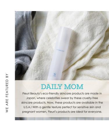 Fleuri Refining Mist - Daily Face Moisturizer & Soothing Skincare Mist for Sensitive Skin | Made in Japan 5.1 fl oz - Buy Online on GoSupps.com
