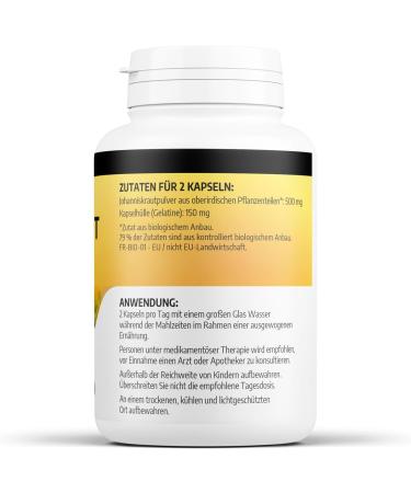 Buy Bio John's Wort 250 mg - 200 Capsules | Herbal Supplement for Mood Support - International Shipping Available - Buy Online on GoSupps.com