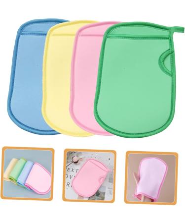 Buy SUPVOX 4pcs Korean Scrub Mitts - Exfoliating Bath Gloves for Dead Skin Removal & Spa Massage | International Shipping Available - Buy Online on GoSupps.com