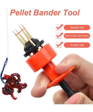 ZACUDA 2-Piece Micro Bait Rings & Clips | 600 Rings & Fishing Line Clip for Quick Bait Fixation (Orange) - International Shipping Available - Buy Online on GoSupps.com