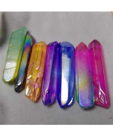 Natural Clear Crystal Quartz Cluster Dot Pillar Termination Wand Specimen Minerals 7 s
