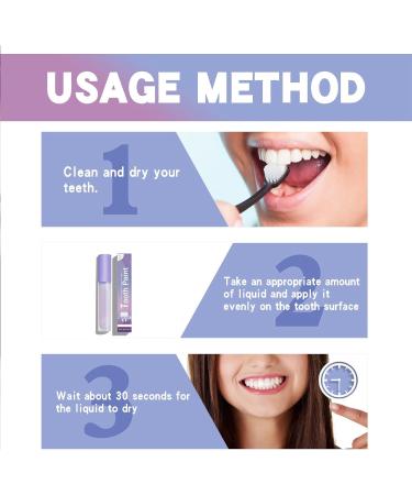 Teeth Whitening Pen & Gel Set - Instant Whitening Effect, Tooth Polish Serum for Stain Removal - 2 Purple Pens - Buy Online on GoSupps.com