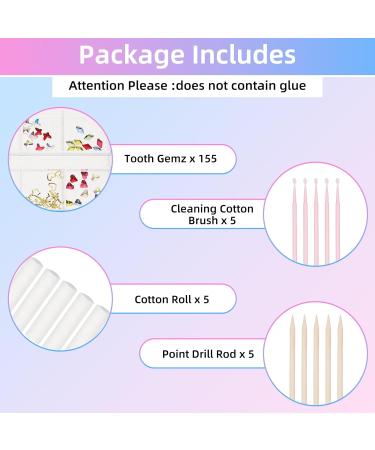 NICENEEDED Tooth Gem Kit, Teeth Crystals Jewelry Kit, Teeth Gems Crystal Tooth Ornaments Teeth Jewel Starter kit Teeth Party Decorations for Reflective Teeth - Buy Online on GoSupps.com
