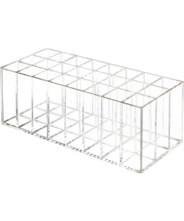 Discoball Lip Gloss Makeup Organizer - Stylish Acrylic Lipstick Storage Box with 24 Compartments | Ideal Cosmetic Storage Solution - Buy Online on GoSupps.com