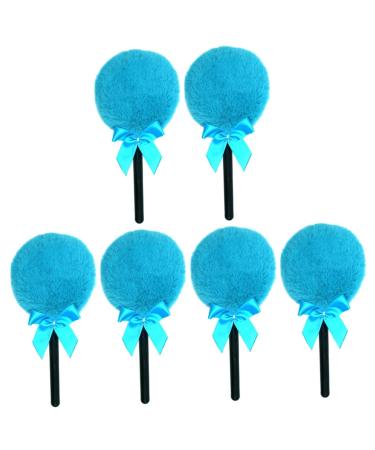 FRCOLOR 6 Pcs Powder Puff Makeup Tools Makeup Puffs Pads Makeup Puffs for Powder Cotton Makeup Puff Make up Puff Face Puff Makeup Supplies Wet Puff Miss Japanese and Korean Style Long Hair