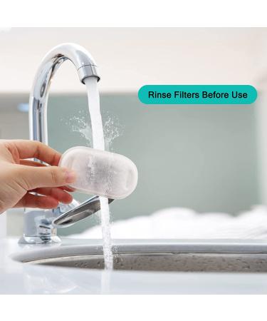 Cat Water Fountain Filters and Sponges - 4 Pack, 8 Pack, 12 Pack, 16 Pack for 67oz Stainless Steel Pet Fountain - Replacement Filters with Adjustable Water Flow - Buy Online on GoSupps.com
