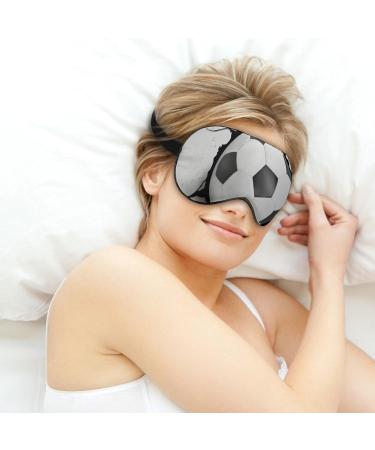 Comfortable Soccer Cracked Wall Sleeping Mask with Adjustable Strap - Soft Eye Mask for Night Sleep | International Shipping - Buy Online on GoSupps.com
