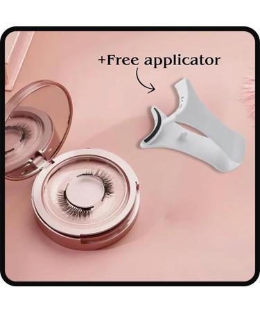 Dalarey Magnetic Lashes Dalarey Eyelashes Magnetic Magnetic Lashes Natural Look Reusable Natural Magnetic Eyelashes No Glue with Applicator Soft Magnets False Eyelashes Easy to Wear (Natural style) - Buy Online on GoSupps.com