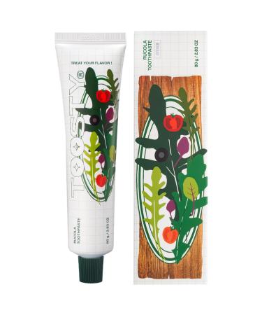 Fluoride Sensitive Rucola Toothpaste Tartar Remover for Teeth a Delicious and Healthy Daily Toothpaste Breath Refreshing Safe for Adults & Kids 80g/2.83oz Made in Korea
