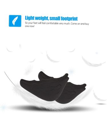 FOMIYES 12 Pairs Half Size Silicone Forefoot Pads - Metatarsal Support & Anti-Slip Insole for Heels & Boots | Comfortable Cushions for Men & Women - Buy Online on GoSupps.com