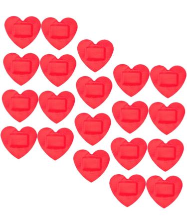 Buy Sosoport Heart Stickers - 90 Sheets Waterproof Hemostatic Patches for Bandaging | Bulk Red Stickers | 3.8x3.2cm | Fast International Shipping - Buy Online on GoSupps.com