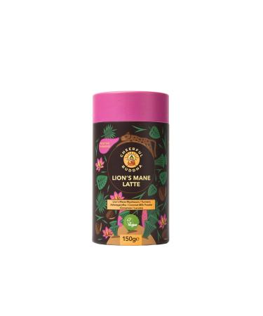 Cheerful Buddha Superfood Lion's Mane Latte - A Delicious Caffeine-free Alternative to coffee | Boosted with Superfoods | No Jitters | No Sugar | Turmeric latte |150g - Buy Online on GoSupps.com
