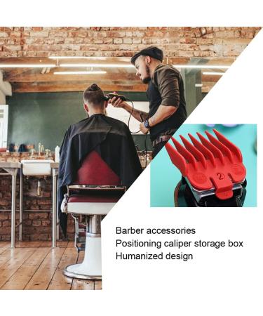Clipper Guard Holder ANGGREK Guide Box Clipper Limit Comb Storage Box Hair Clipper Positioning Caliper Comb Organizer Case(Limit comb box 8 pcs) - Buy Online on GoSupps.com