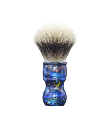 AnSafe Shaving Brush Handmade Compact Beard Foam Brush Resin Handle Pure Badger Hair Man Wet Shaving Brush