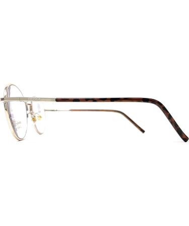 Blue Light Filter Reading Glasses - Anti Blue Light Computer Glasses for Men & Women | Venice Gold Lennon +2.00 - Buy Online on GoSupps.com