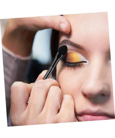 Beavorty Eye Shadow Applicator 60 pcs Shadow Oval Practical Side Disposable Women Professional Head Black Cosmetic Cosmetic 12x1cmx2pcs Blackx2pcs - Buy Online on GoSupps.com