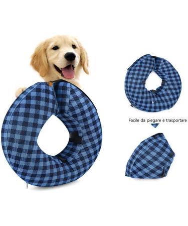 Ducomi Inflatable Pet Hinges for Dogs & Cats - Post-Operation Relaxation Freedom of Movement and Scratch Prevention - Hahnenstrag Size S - Buy Online on GoSupps.com