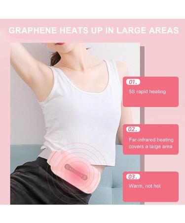 Menstrections Wireless Heating Pillows - Alleviate Abdominal Pain for Women | Electric USB Heat Belt & Thermal Gun - Buy Online on GoSupps.com