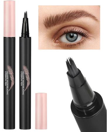 Dmuzsoih Brow Definer Pencil Multitip Eyebrow PencilWaterproof Liquid Pen with Angled Brush High Pigment Eyebrow Definer Pencil with Smudge Resistant Cosmetic for Working and Gathering 03 - Buy Online on GoSupps.com