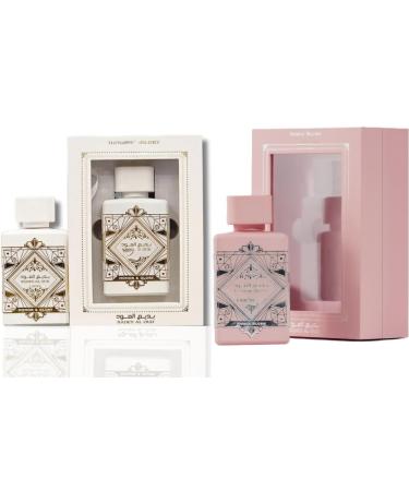 Badee Al Oud Noble Blush and Badee Al Oud Honor and Glory Gift set for Unisex Eau de parfum Spray 3.4 Ounce / 100 Ml each