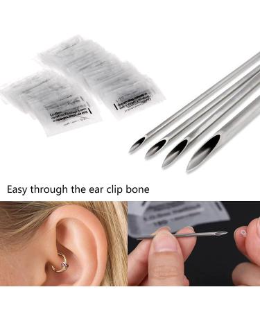 SOTICA 50pcs Piercing Needles Set - Hollow Needles for Ear Nose Navel Nipple, Mixed Sizes 12G-20G, Body Piercing Supplies - Buy Online on GoSupps.com