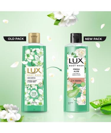 Lux Freesia Scent & Aloe Vera Bodywash - Refreshing 245ml | Nourishing Shower Gel for All Skin Types - Buy Online on GoSupps.com