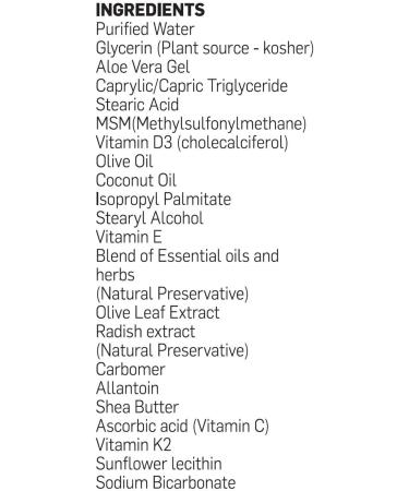 BIOLABS PRO All Natural Vitamin D3 15000IU Vitamin D Cream - Maximum Strength - Fight Vitamin D Deficiency Naturally - with Vitamin K2 & Olive Leaf Extract - Safe & Effective (15 000IU - 3.0oz) 3 Ounce (Pack of 1) 15 000IU - Buy Online on GoSupps.com