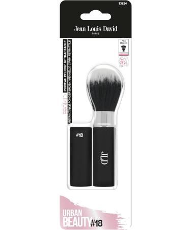 Jean Louis David - Retractable Face Powder Brush - PRO HD #18 - Makeup - Vegan - Synthetic Bristles - Buy Online on GoSupps.com