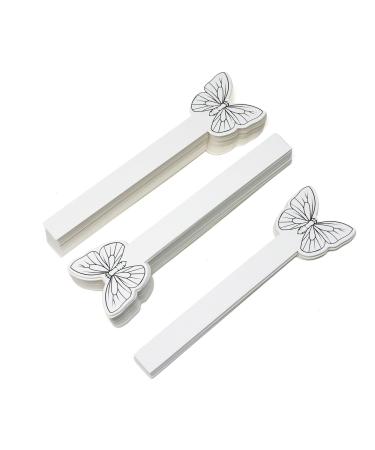 Honbay 100PCS Cute Butterfly Disposable Perfume Test Strips Essential Oils Paper Test Strips Smelling Test Paper White Testing Strips Aromatherapy Fragrance Tester Strips