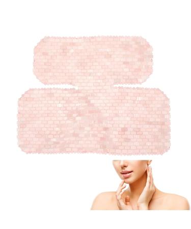 Rose Quartz Neck and Breast Massager | Calming Stress Relief Device | Pink Translucent Health Massager | Perfect Gift for Mother & Girlfriend - Buy Online on GoSupps.com
