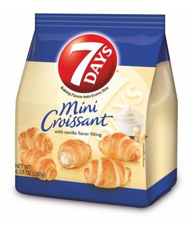 7Days Mini Croissant Vanilla Filling, Single Bag, by 7 Days