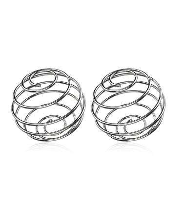Lot de 2 boules m langeuses en acier inoxydable boules shaker boules shaker prot in es boules m langeuses pour bouteilles m langeuses fouet m tallique boules de m lange pour boissons prot in es