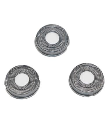 3PC Mini Silver Replacement Razor Bicyclic Ring for Men KvZ196 1 Piece (1 Pack) Silver