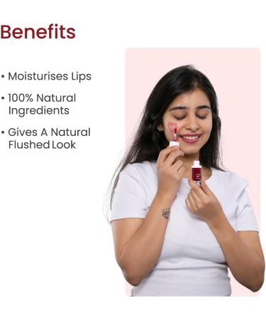 Earth Rhythm Lip & Cheek Tint Brandy - Natural Vegan-Friendly Formula - 5 GM - Buy Online on GoSupps.com