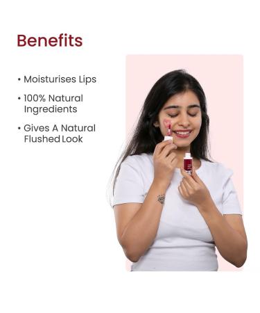 Buy Lip & Cheek Tint Cherry | Hydrating 5ml Tint for Women & Girls | Nourishes Dry Lips - Buy Online on GoSupps.com