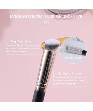 Liquid Concealer Brush | Small Foundation Brush for Under Eye | Vegan Synthetic Bristles | Face Blending Brush for Dark Circles & Nose Contour | M270 - Buy Online on GoSupps.com