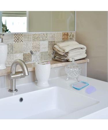 200PCS Portable Paper Soap Sheets | Travel Foaming Hand Soap | Mini Disposable Scented Soap Flakes | Skin-Friendly | Perfect for Camping & Outdoors | Pack of 300 - Buy Online on GoSupps.com